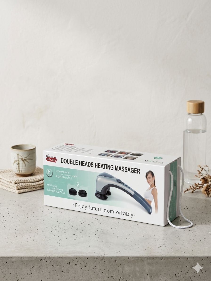 Double Head IR Massager Handheld Body Massager – Electric Relaxation Massage Device