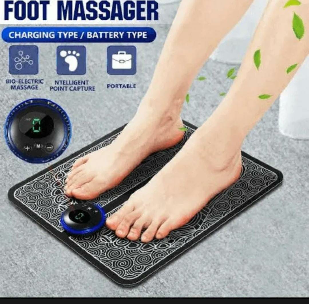EMS Foot Massager Mat – Portable Electric Foot Massage Pad