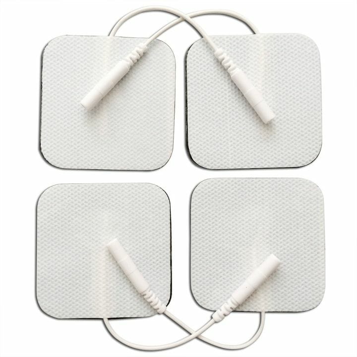 Reusable TENS / EMS Electrode Pads – 4 Piece Set